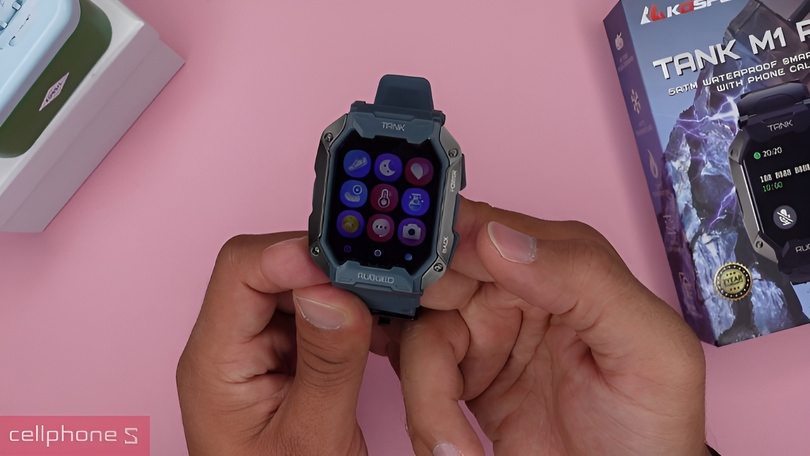 Hướng dẫn kết nối đồng hồ thông minh KOSPET Tank M1 Pro với điện thoại