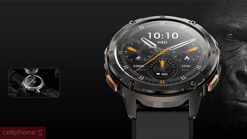 Thiết kế đồng hồ thông minh KOSPET Tank T3