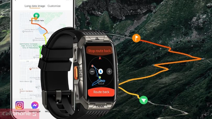 Đồng hồ thông minh Kospet Tank X2 Ultra GPS - Bền bỉ, đa dụng