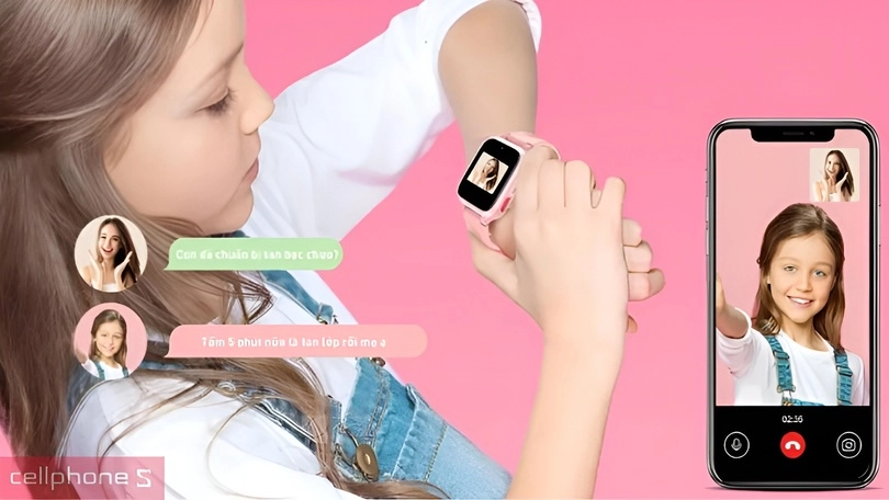 Khả năng hỗ trợ gọi điện và gửi tín hiệu SOS của đồng hồ định vị trẻ em Masstel Smart Hero 30