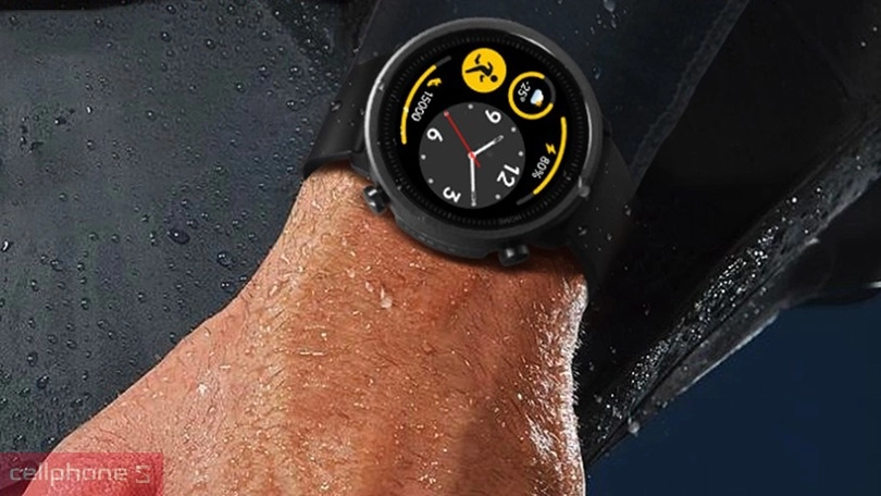 Thiết kế và khả năng kháng nước của đồng hồ thông minh Mibro A1