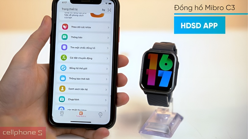 Hướng dẫn kết nối đồng hồ thông minh Mibro C3 với điện thoại