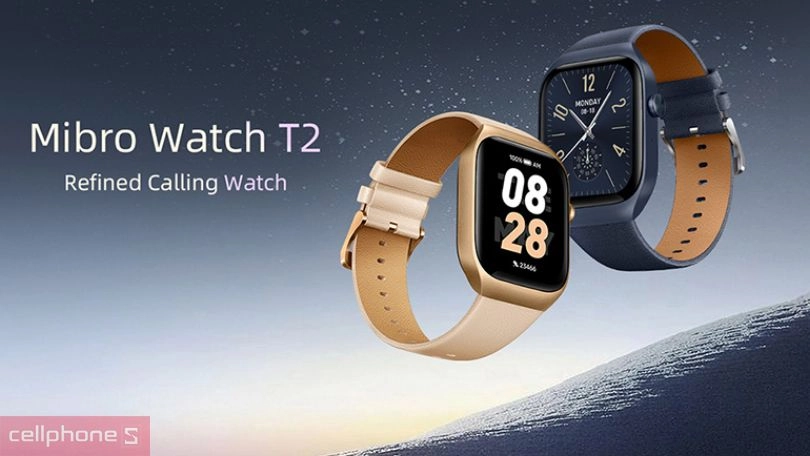 Đồng hồ thông minh Mibro T2 sang trọng, tiện ích vượt trội