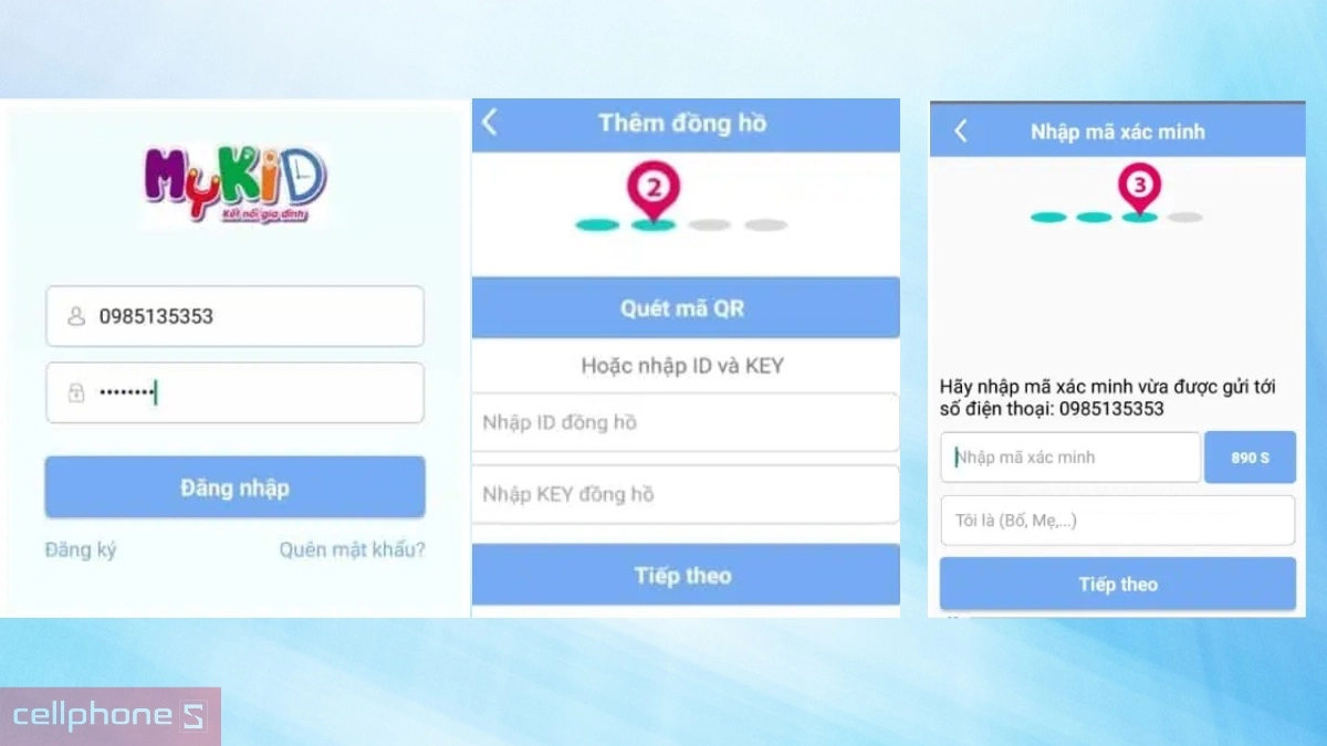 Hướng dẫn kết nối đồng hồ thông minh trẻ em Mykid 4G Lite V2 với ứng dụng MyKID PLUS