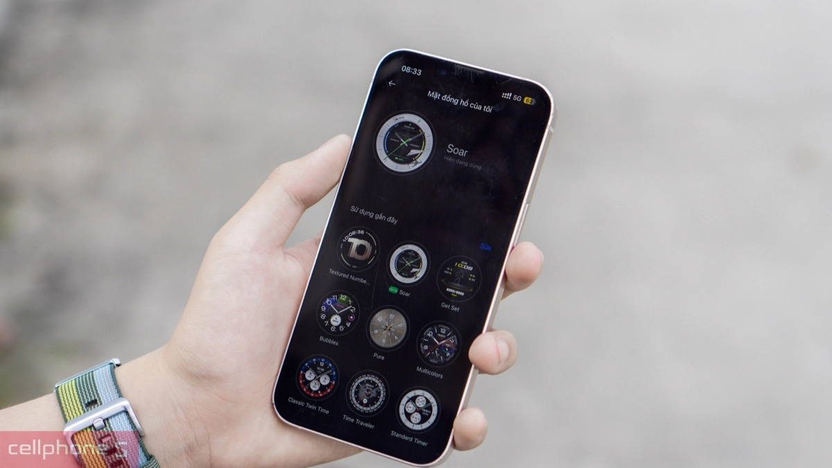 Nhiều mặt đồng hồ cá nhân hóa, dễ dàng chuyển đổi