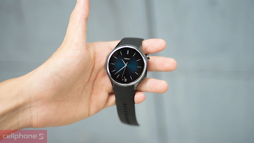Đồng hồ thông minh Oppo Watch X - Thiết kế khung thép không gỉ cùng mặt kính sapphire cao cấp