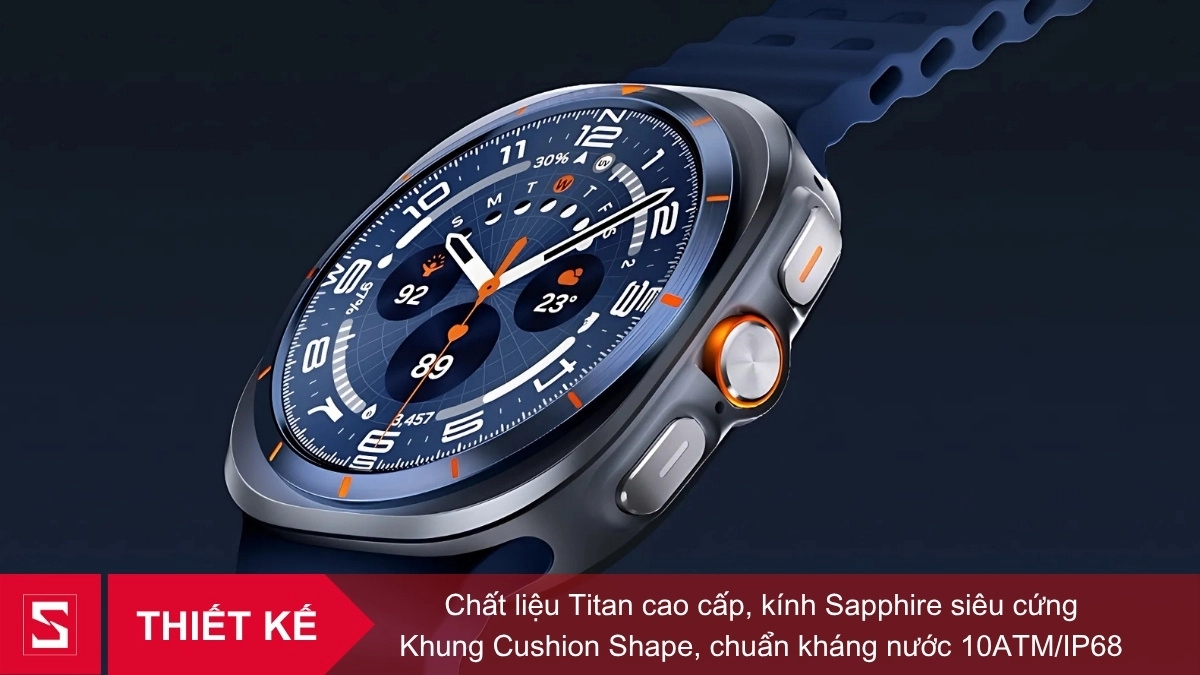 Samsung Galaxy Watch Ultra 2025 - Bền bỉ, mạnh mẽ, thông minh vượt trội