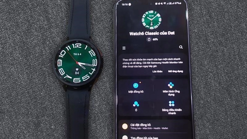 Cách kết nối điện thoại với Samsung Galaxy Watch6 Classic 43mm