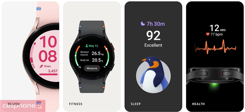 Đồng hồ thông minh Samsung Galaxy Watch FE - Thiết kế năng động, hiệu năng mượt mà