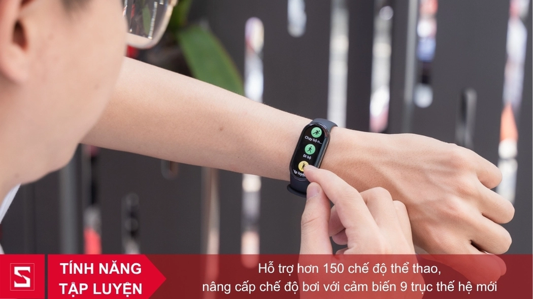 Vòng đeo tay Mi Band 10 hỗ trợ hơn 150 chế độ luyện tập thể thao