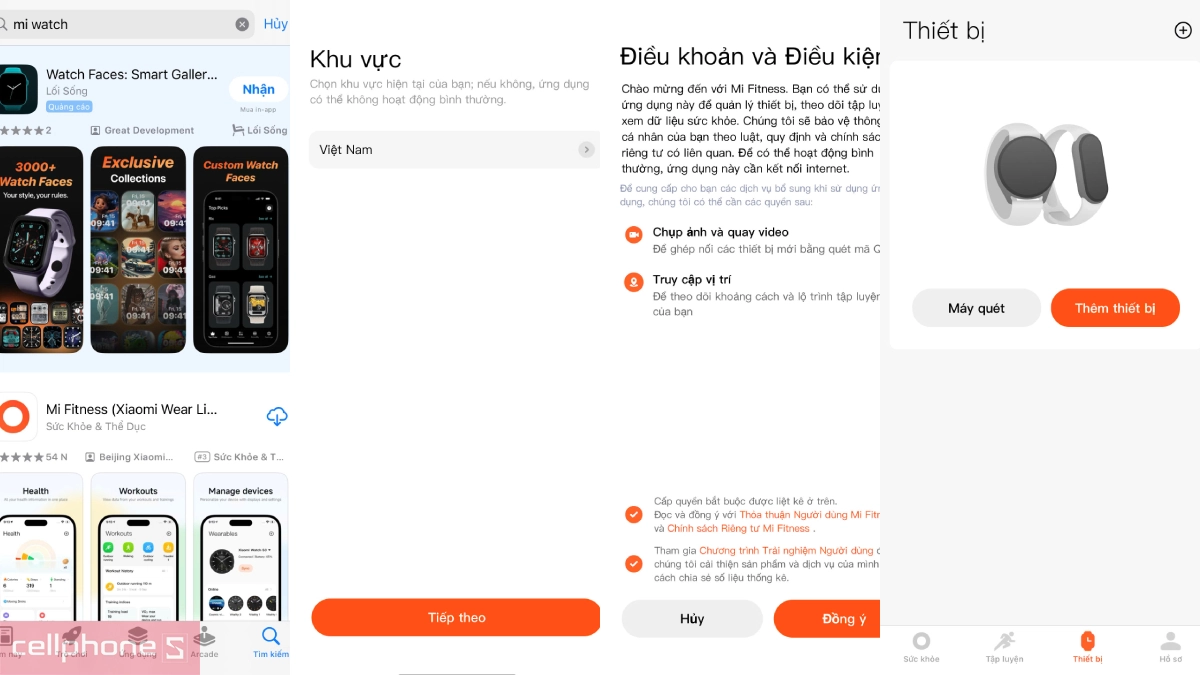 Hướng dẫn sử dụng vòng đeo tay Xiaomi Mi Band 10 Vàng với ứng dụng Mi Fitness