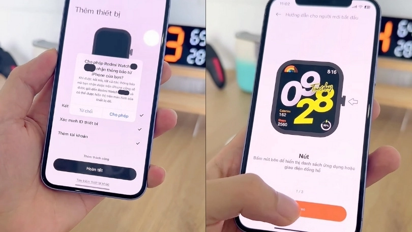 Hướng dẫn kết nối đồng hồ thông minh Xiaomi Redmi Watch 5 với điện thoại