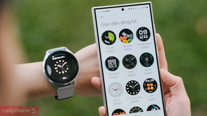 Màn hình sắc nét AMOLED 1.43 inch, tích hợp đa dạng mặt đồng hồ tuỳ chỉnh