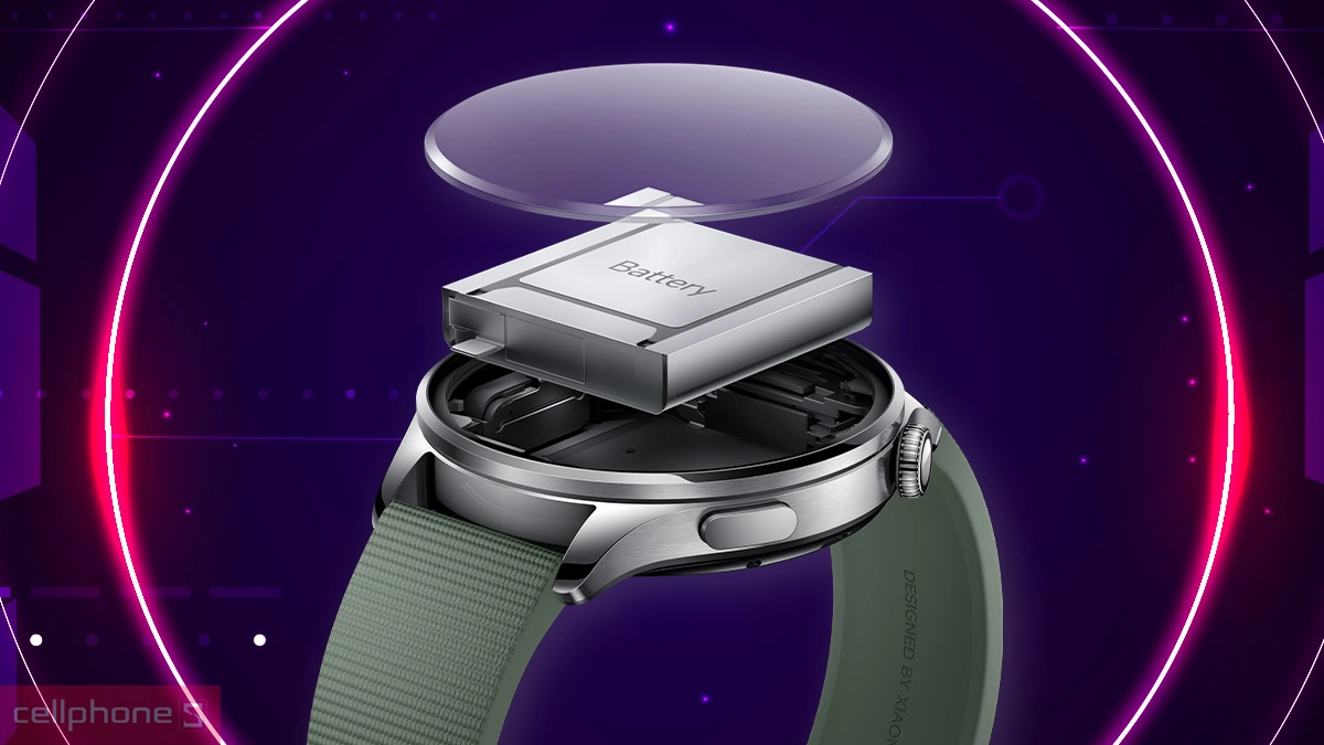 Viên pin 930mAh, sử dụng 6 ngày chế độ thông minh – 18 ngày tiết kiệm pin