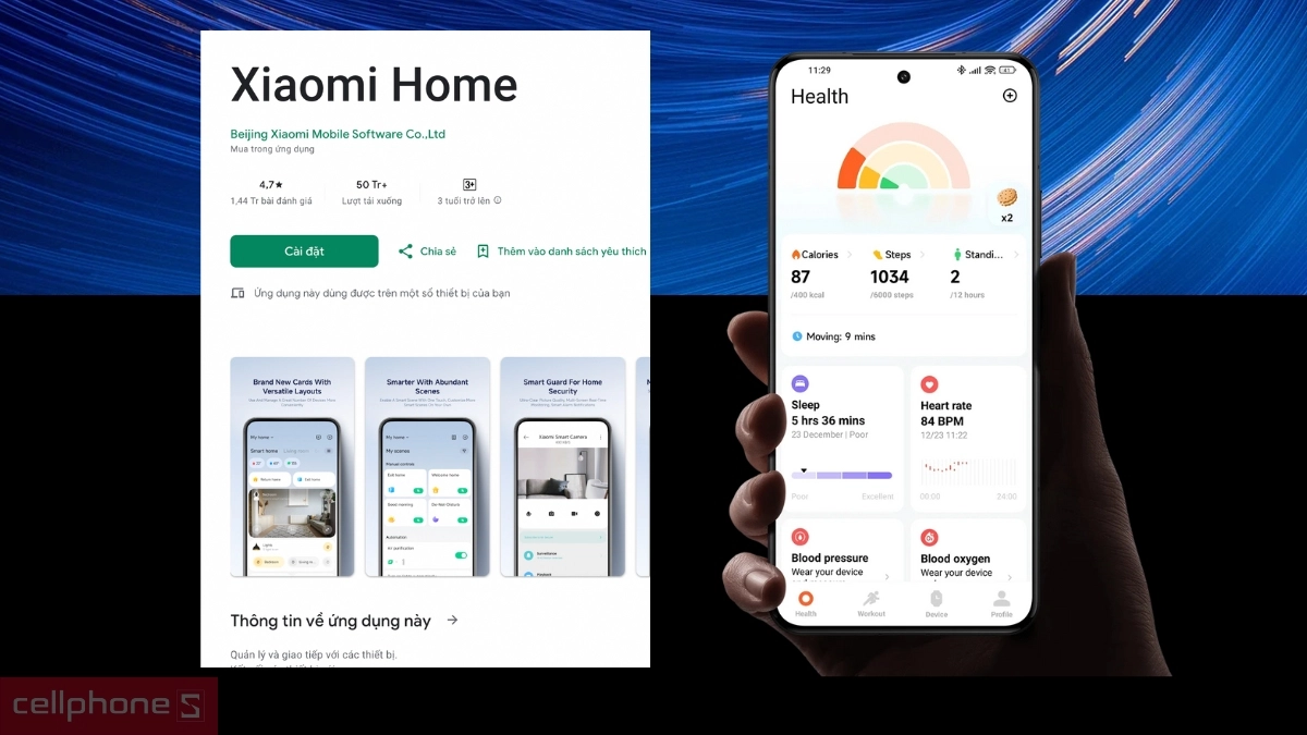 Hướng dẫn kết nối ứng dụng Mi Fitness với đồng hồ thông minh Xiaomi Watch S4 41mm Dây Thép