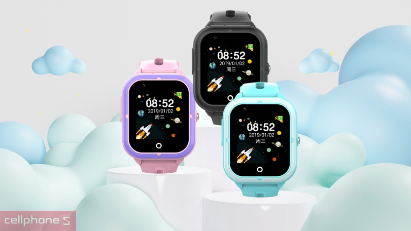 Thiết kế, chất liệu đồng hồ định vị trẻ em Wonlex CT07s