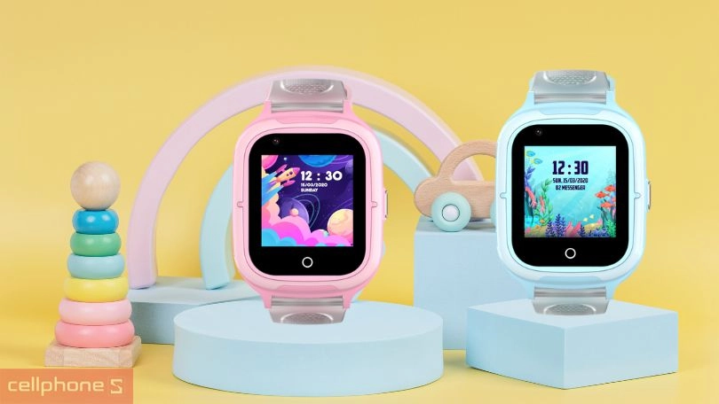 Thiết kế, khả năng kháng nước của đồng hồ định vị trẻ em Wonlex KT07 4G