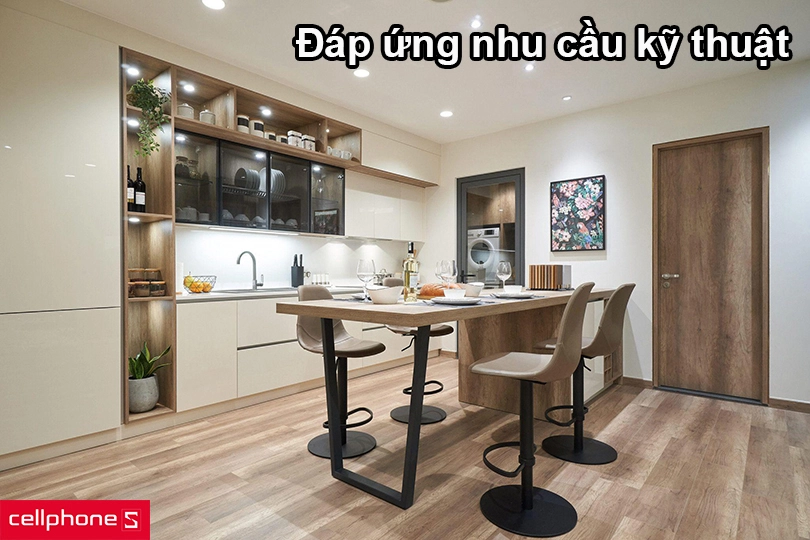 Mặt bàn An Cường 600x1200 gỗ MDF phủ Melamine