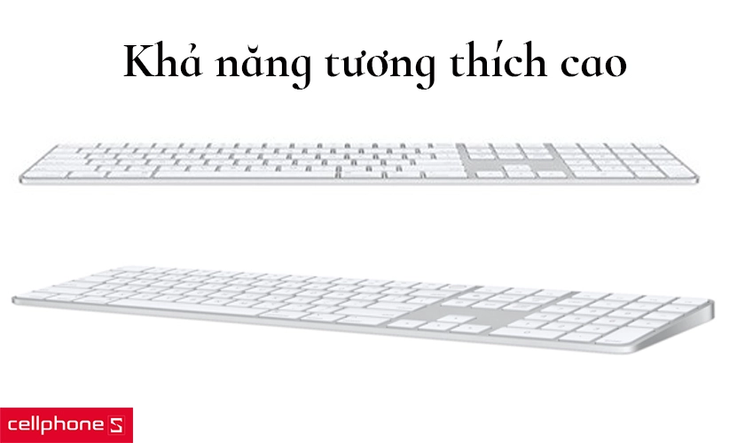 bàn phím Apple Magic Keyboard Touch ID phím số 2021