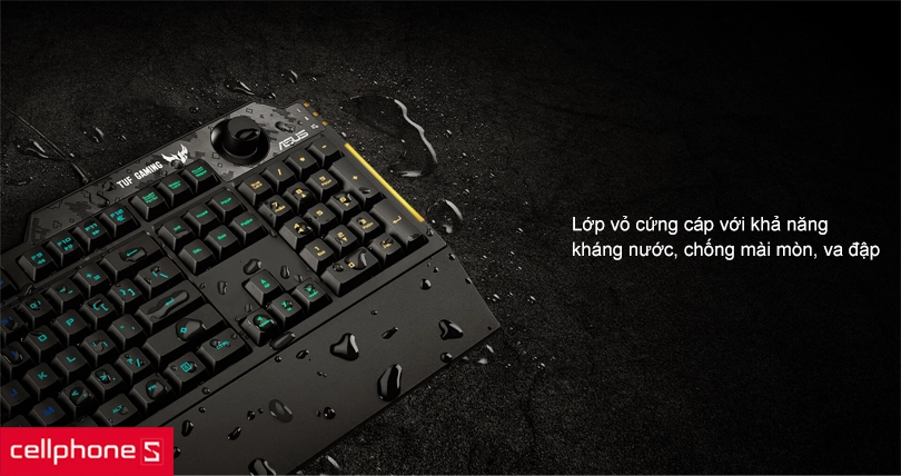 Bàn phím Gaming Asus TUF K1 RGB LED