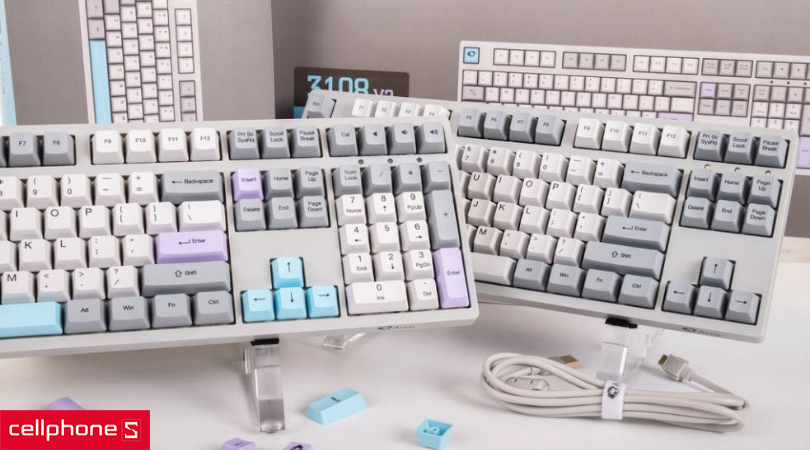 Keycap PBT siêu bền kết hợp với công nghệ in Dye-Subbed cao cấp