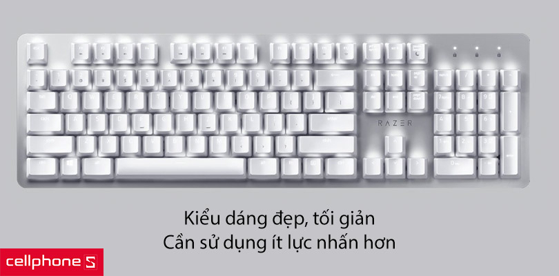 Bàn phím cơ không dây Razer Pro Type Wireless Orange Switch