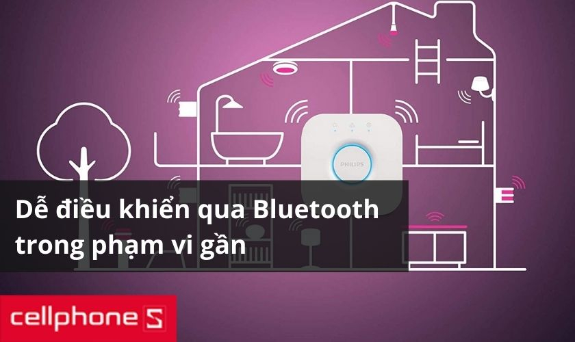 Bộ 3 bóng đèn Philips Hue Starter Kit E27 Hue Bridge 
