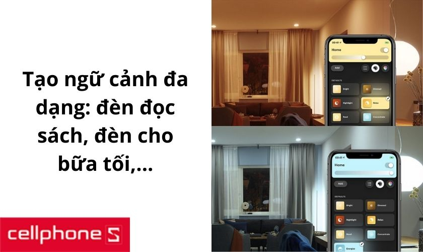 Bộ 3 bóng đèn Philips Hue Starter Kit E27 Hue Bridge 