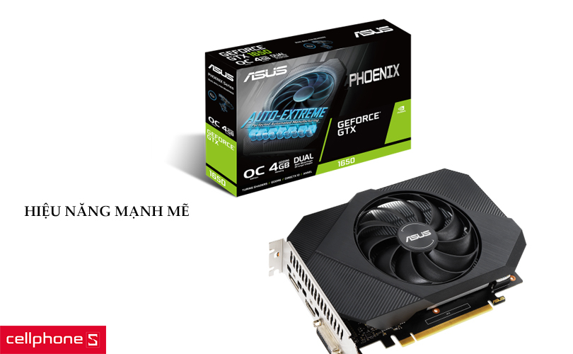 Card màn hình Asus PH GTX 1650 O4GD6-P