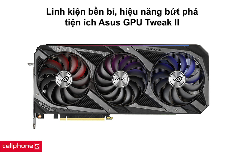 Card màn hình Asus Rog Strix RTX 3070Ti O8G Gaming