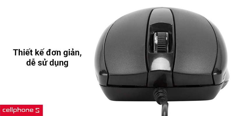 Thiết kế đơn giản, không cần lo lắng vấn đề hết pin