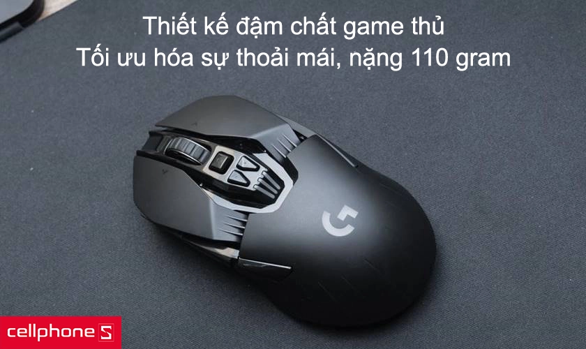 Thiết kế đậm chất Game thủ, tối ưu hóa sự thoải mái, nặng 110 gram