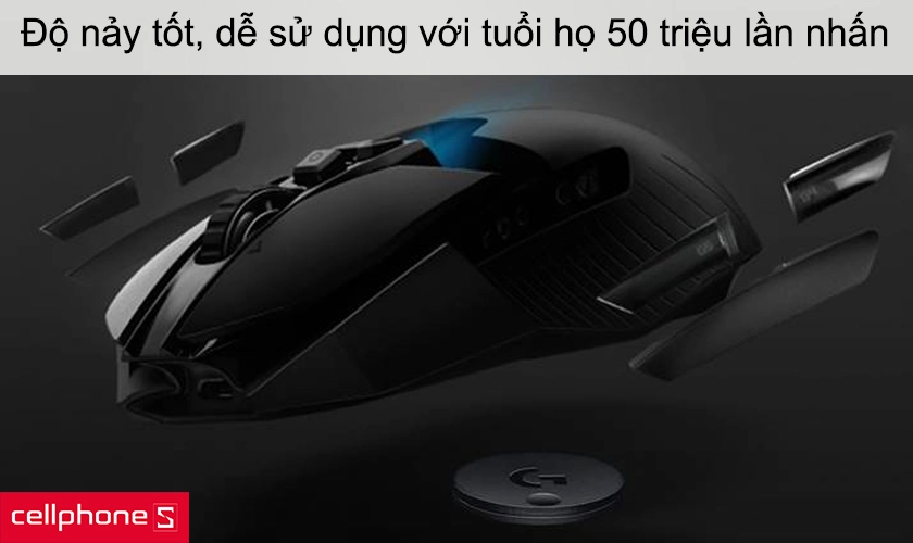 Độ nảy tốt, dễ sử dụng với tuổi họ 50 triệu lần nhấn
