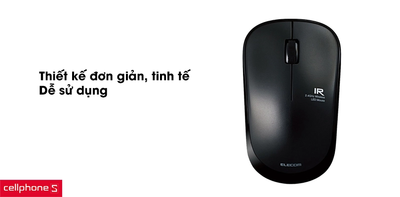 Chuột không dây Elecom M-IR07DRBK 