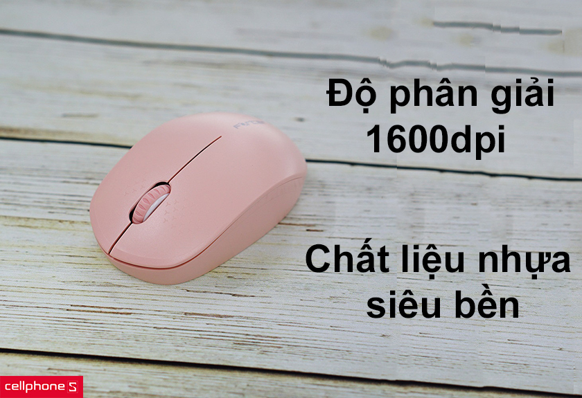 Chất liệu nhựa siêu bền, độ phân giải 1600dpi dễ dàng thao tác trên mọi bề mặt