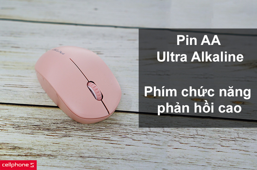 Pin AA Ultra Alkaline sử dụng thời gian dài, 3 phím chức năng phản hồi cao