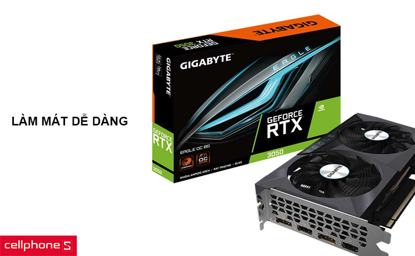 Gigabyte RTX 3050 Eagle OC 8G (N3050EAGLE OC-8GD)