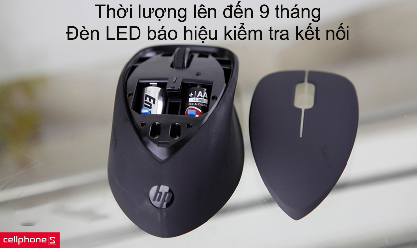 Thời lượng lên đến 9 tháng, đèn LED báo hiệu kiểm tra kết nối