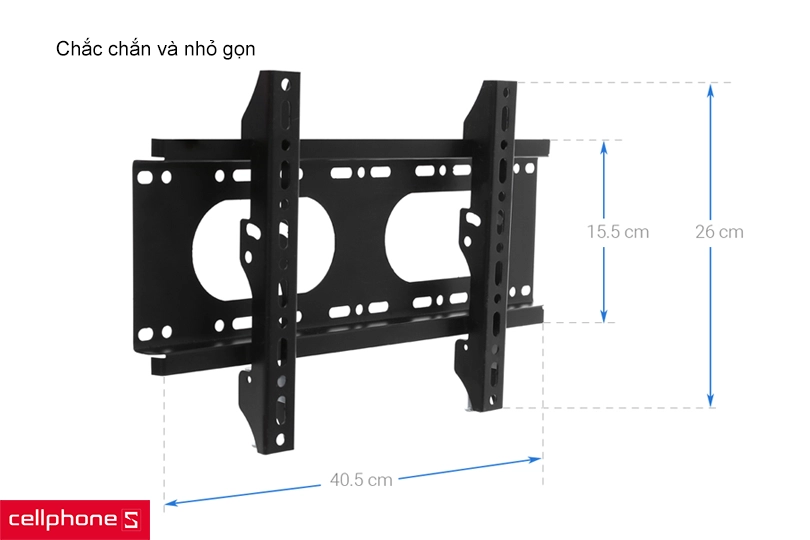 Khung treo tivi Camel 19 - 40 inch cố định (KTT40TT)