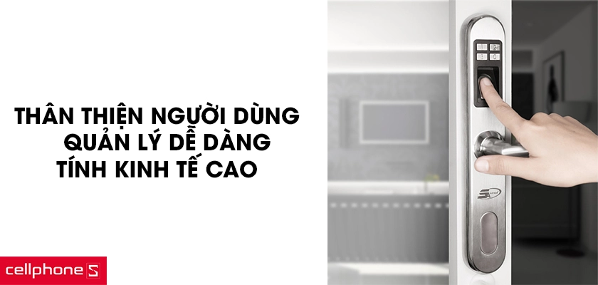 Lợi ích của khóa cửa vân tay đem lại