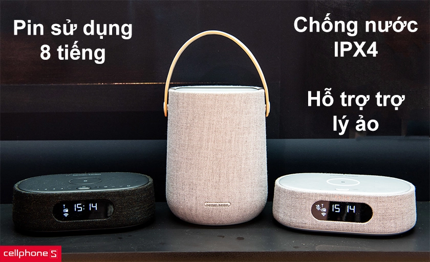 Pin sử dụng lên đến 8 tiếng, chống nước IPX4, hỗ trợ trợ lý ảo