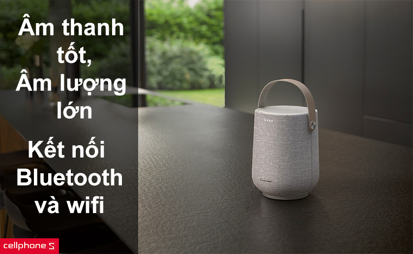 Chất lượng âm thanh tốt, âm lượng lớn, kết nối dễ dàng qua Bluetooth và wifi