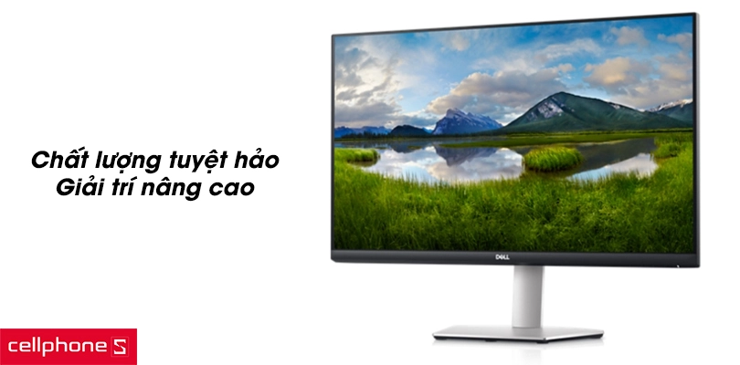 Chất lượng hiển thị trên màn hình Dell S2721QS 27 inch
