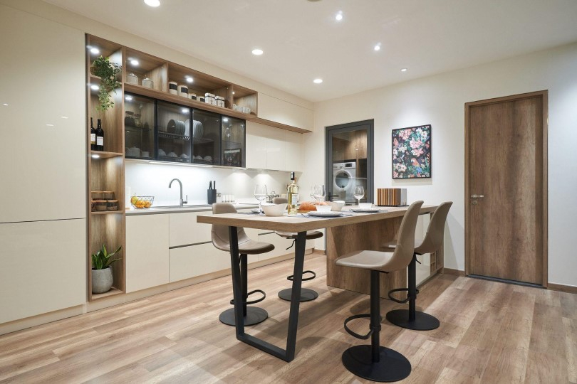 Mặt bàn An Cường 800*1600 gỗ MDF phủ Melanine