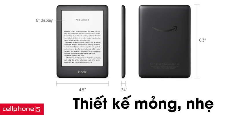 Thiết kế gọn nhẹ, dung lượng pin tốt