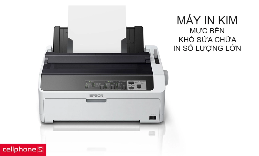 Máy in kim có thể in số lượng lớn tiện lợi