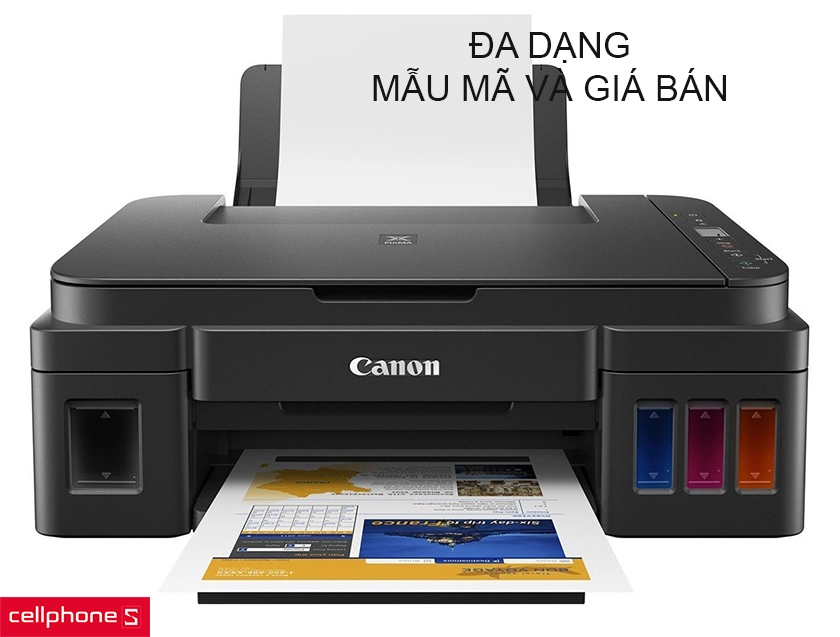 Máy in Canon có đa dạng mẫu mã và giá cả