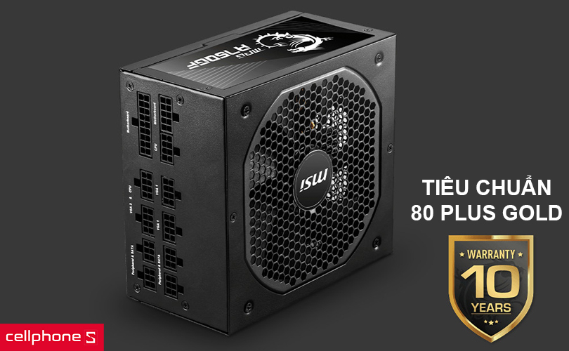 Nguồn máy tính MSI MPG A750GF 750W - Bộ nguồn với hiệu suất hoạt động cao