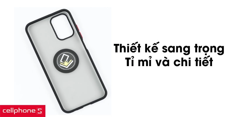 Ốp lưng GKS Silicone Iring cho Xiaomi Redmi Note 10 Pro 