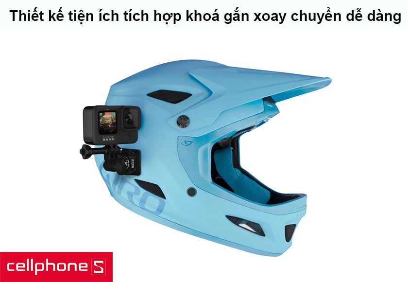 Phụ kiện gắn camera trên mũ bảo hiểm Gopro